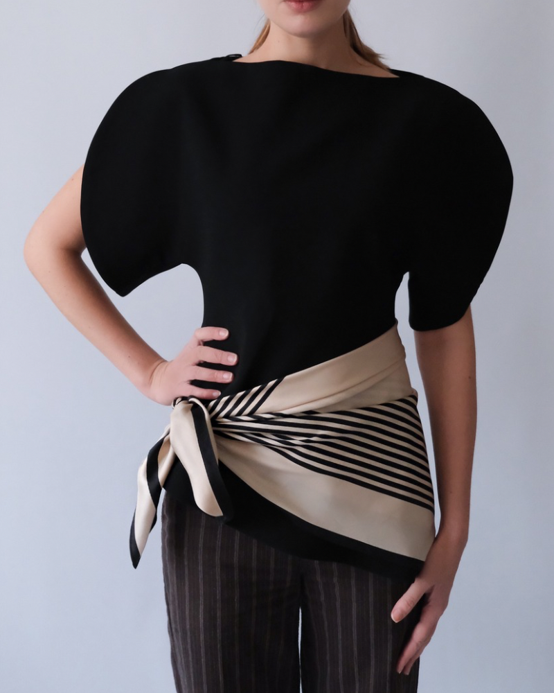 lescarf | silk scarf | No. 1 - 90 cm