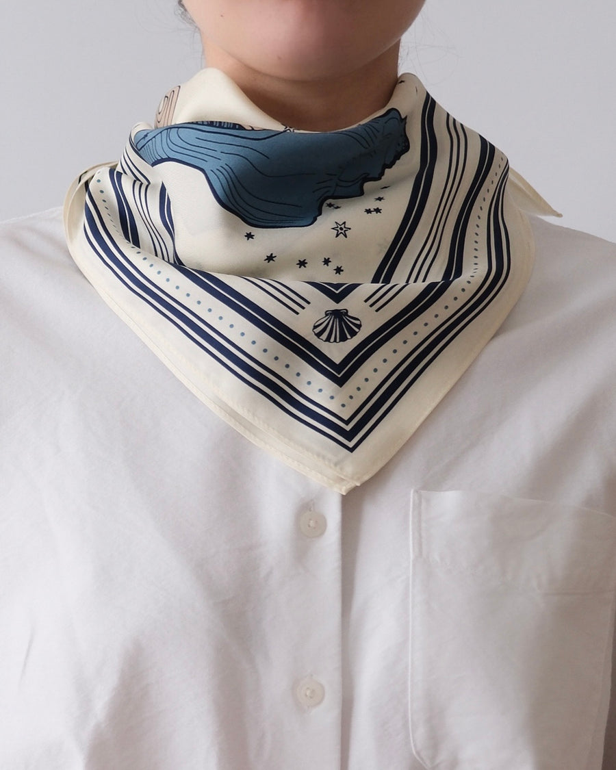 ZODIAC SCARF | AQUARIUS | 65 CM – lescarf