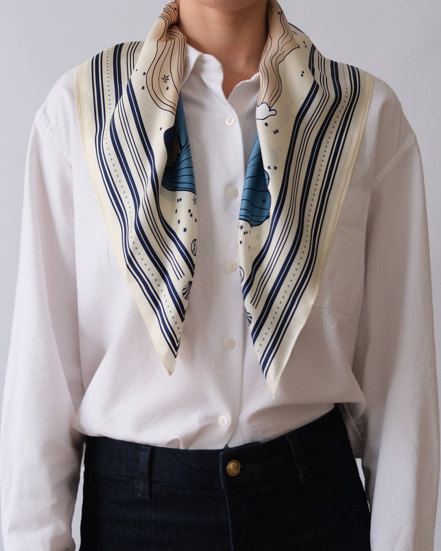 ZODIAC SCARF | AQUARIUS | 65 CM – lescarf