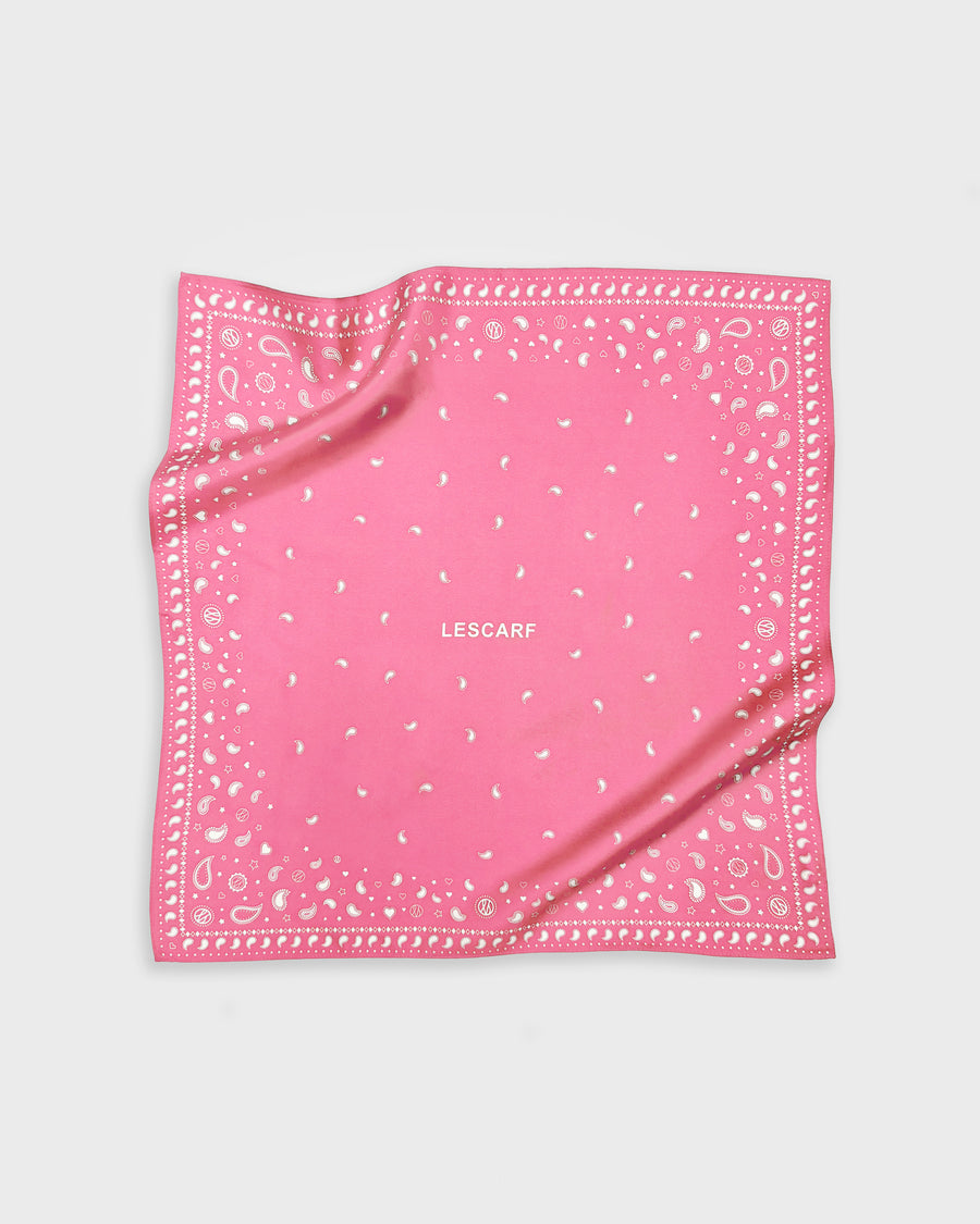 PAISLEY SCARF | PINK | 50 CM