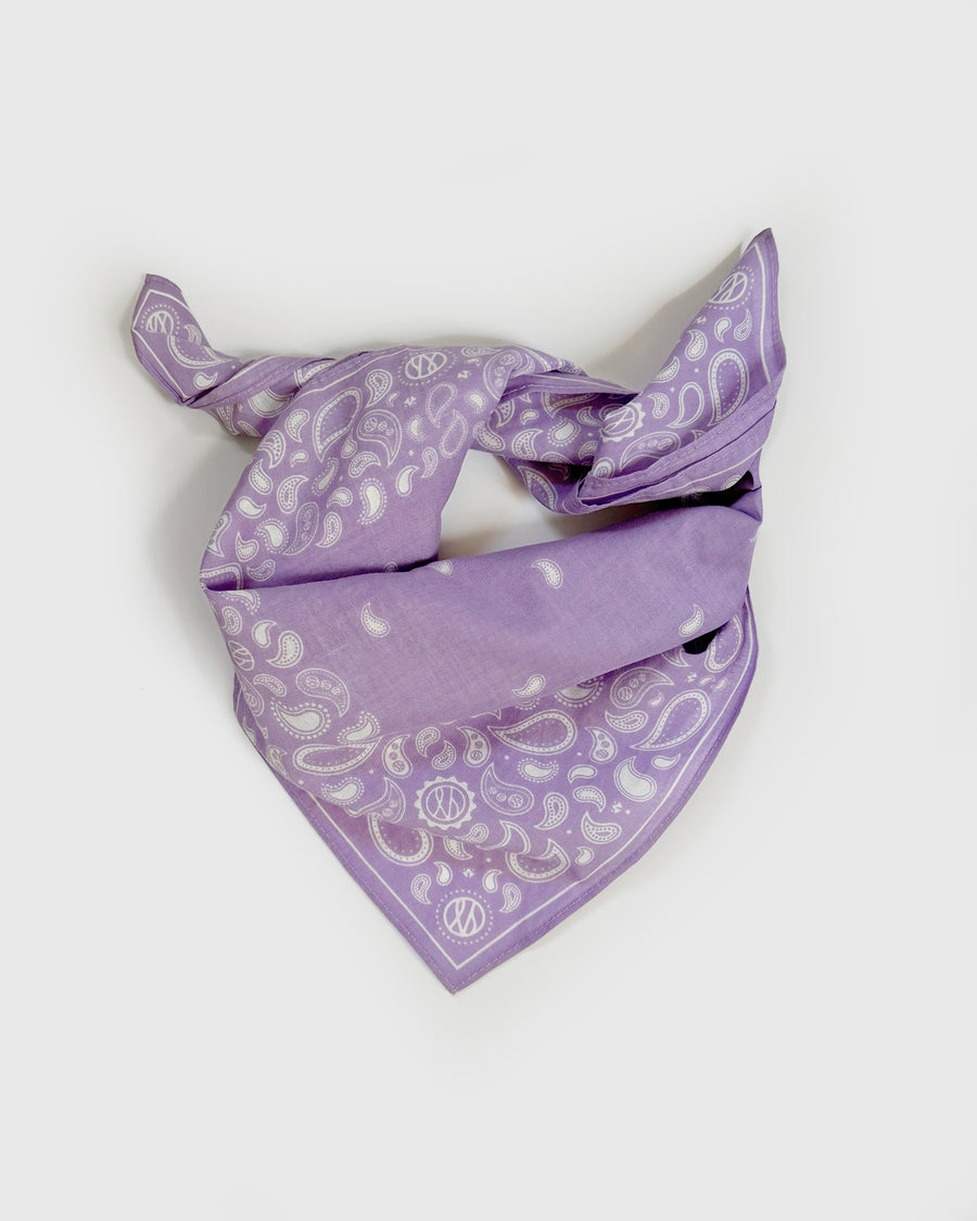 COTTON PAISLEY | LAVENDER | 55CM