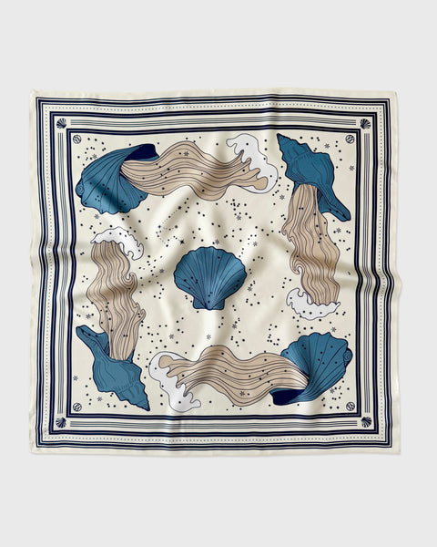 ZODIAC SCARF | AQUARIUS | 65 CM