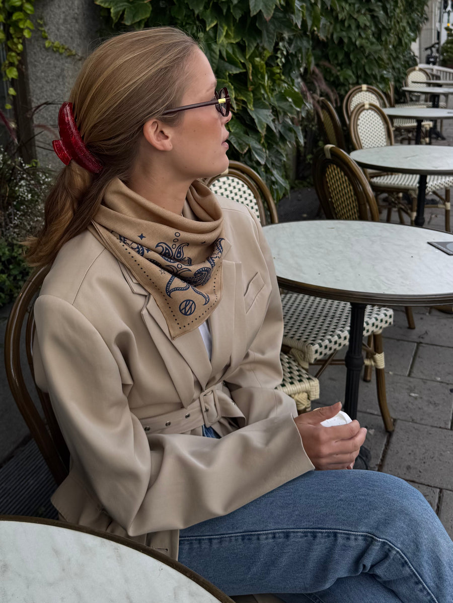 WOOL SCARF | CAPPUCCINO | 65 CM