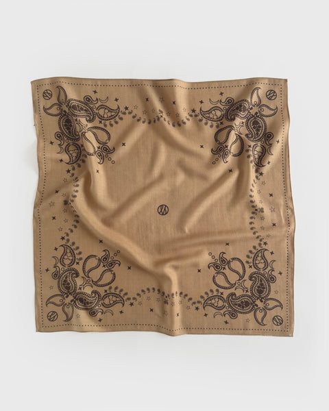WOOL SCARF, TWO SIDED | CAPPUCCINO | 65 CM – lescarf