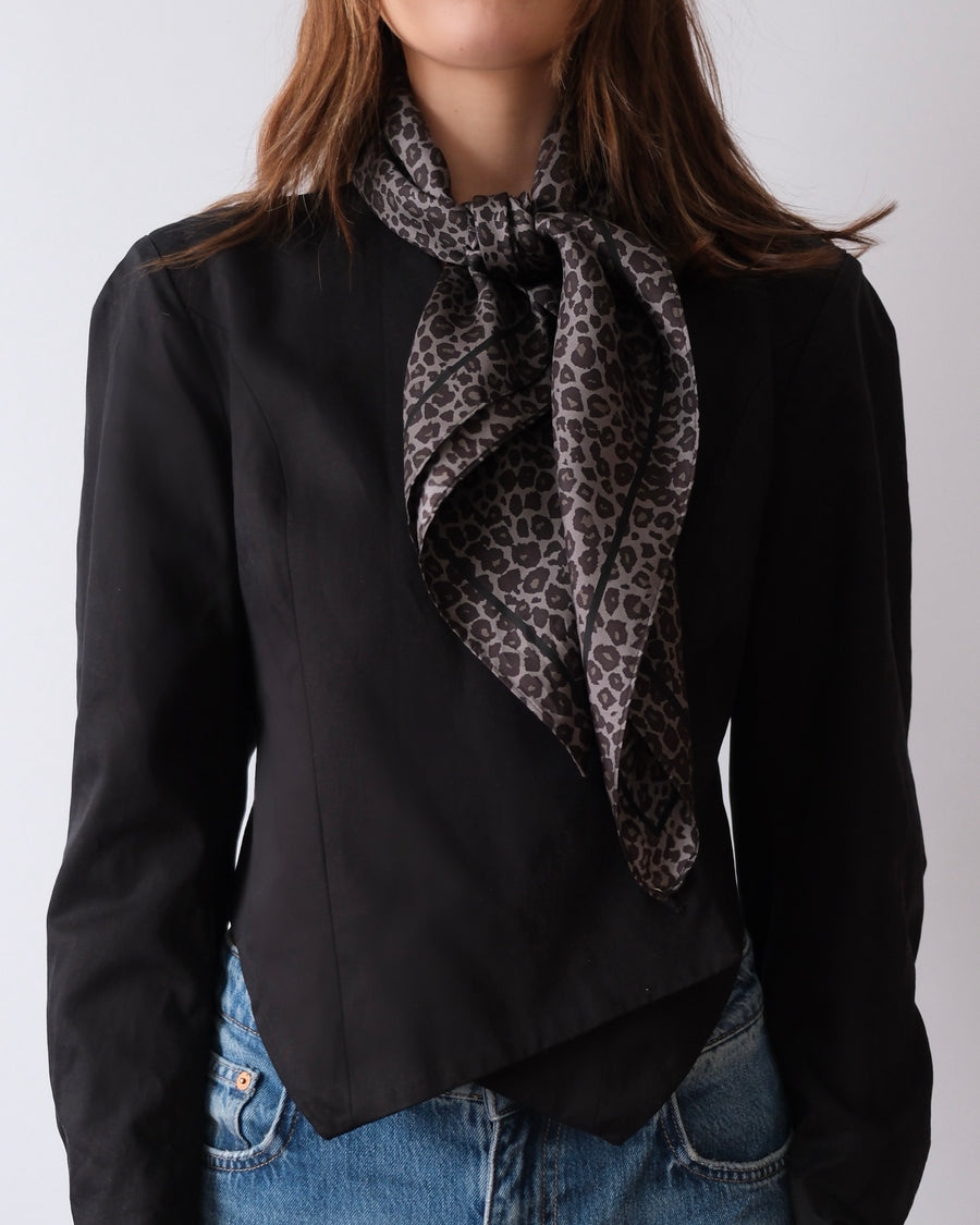 LEO SCARF | GREY | 80 CM – lescarf