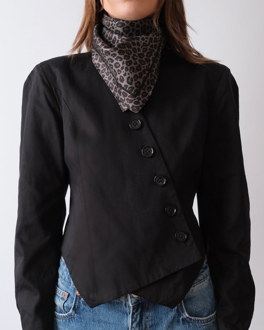 LEO SCARF | GREY | 80 CM – lescarf