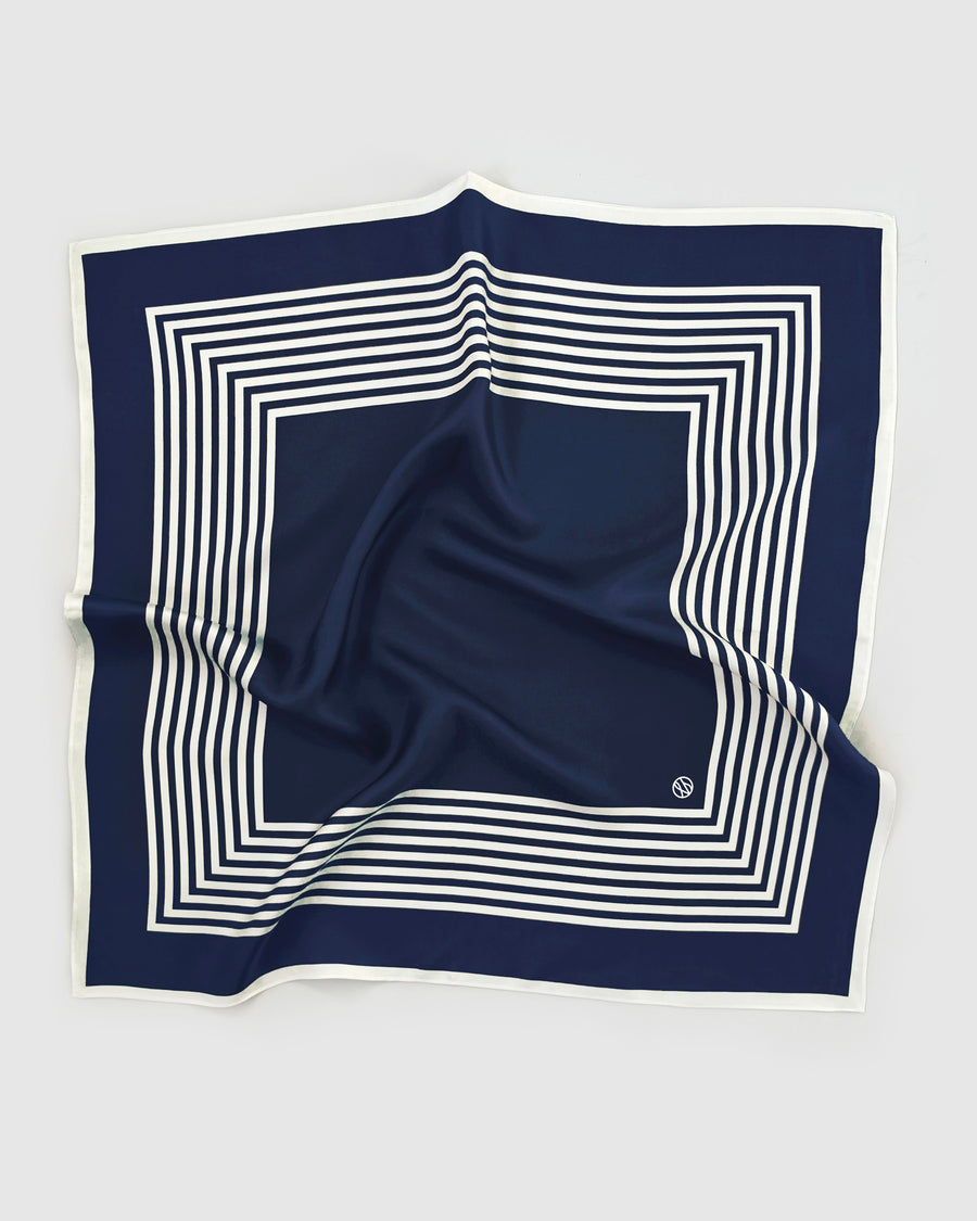 NO. 12 | NAVY | LONGER DELIVERY - SHIPPING AUGUST 15 - lescarf