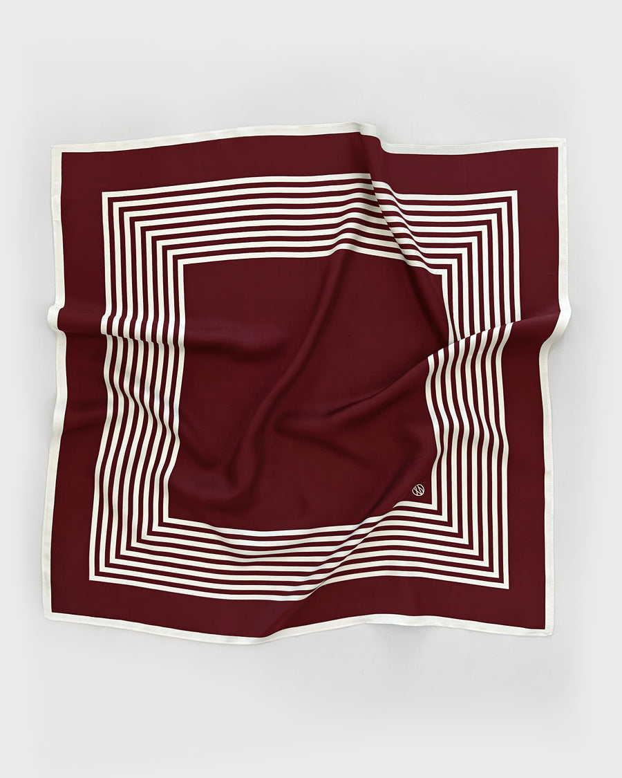 NO. 1 | WINE RED | 65 CM - lescarf