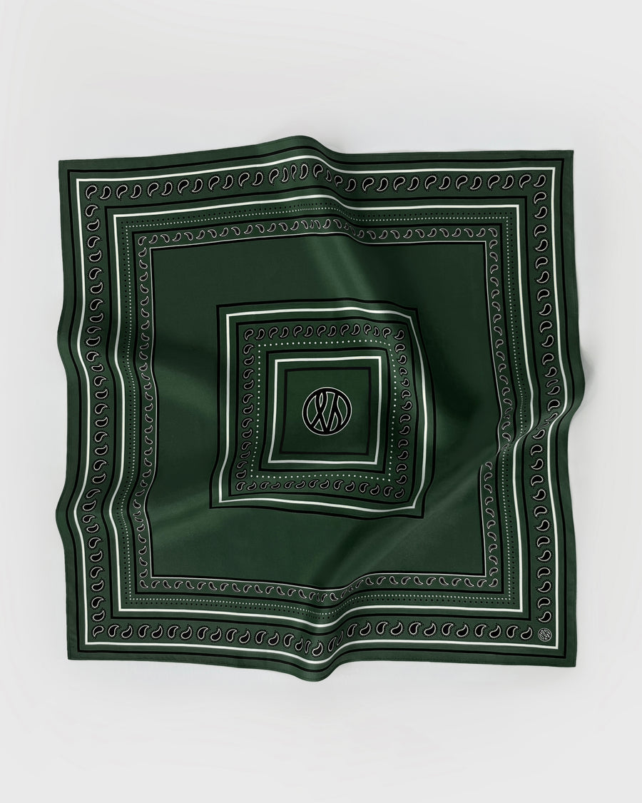PAISLEY SCARF | GREEN | PRE-ORDER | SHIPPING MARCH 10 - lescarf