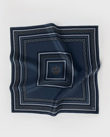 PAISLEY SCARF | NAVY | PRE-ORDER | SHIPPING MARCH 10 - lescarf